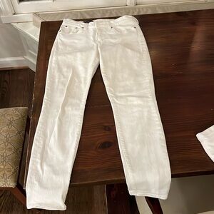 J Crew white jeans